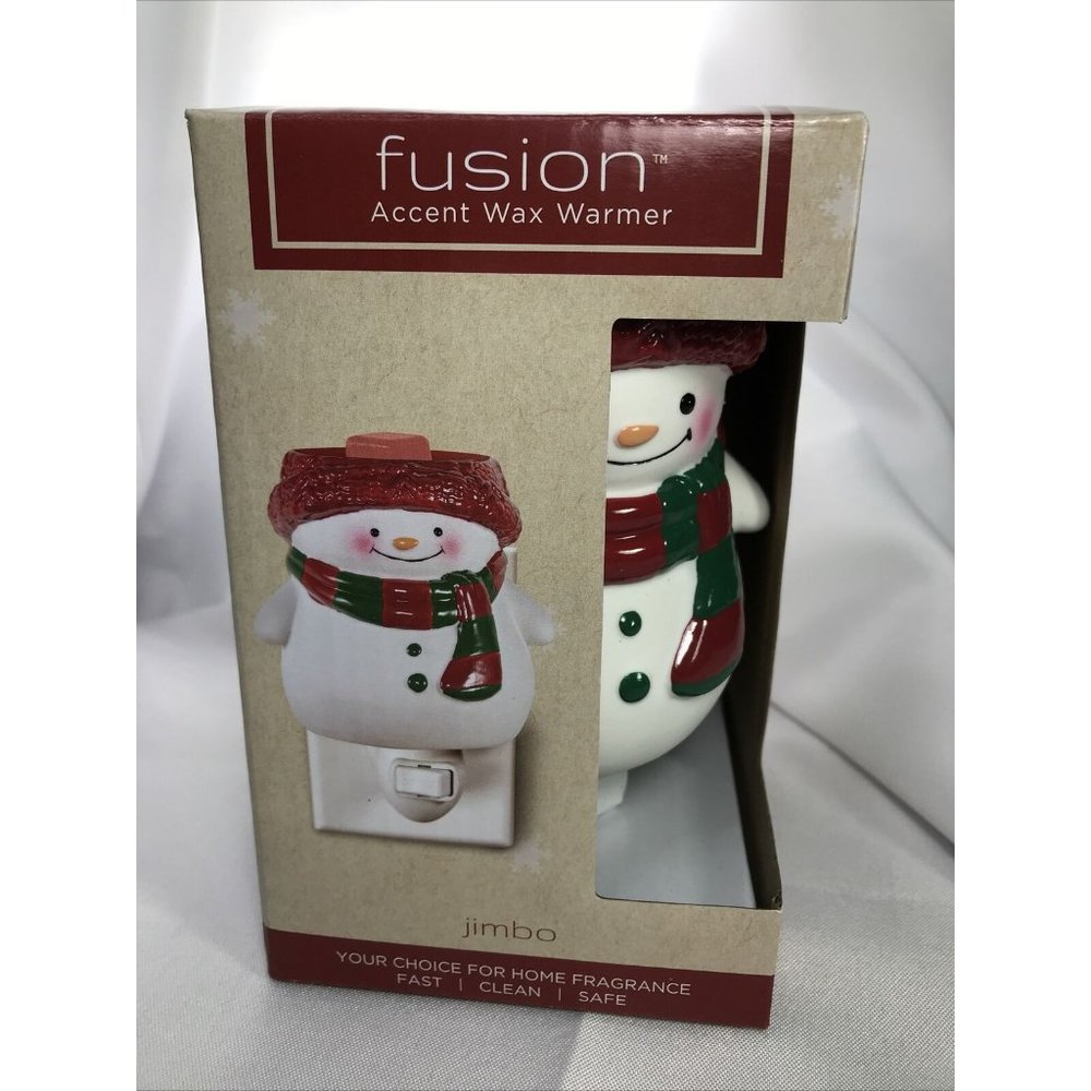 Jimbo The Snowman Fusion Accent Wax Warmer With Swivel Plug And 15W Light Bulb
